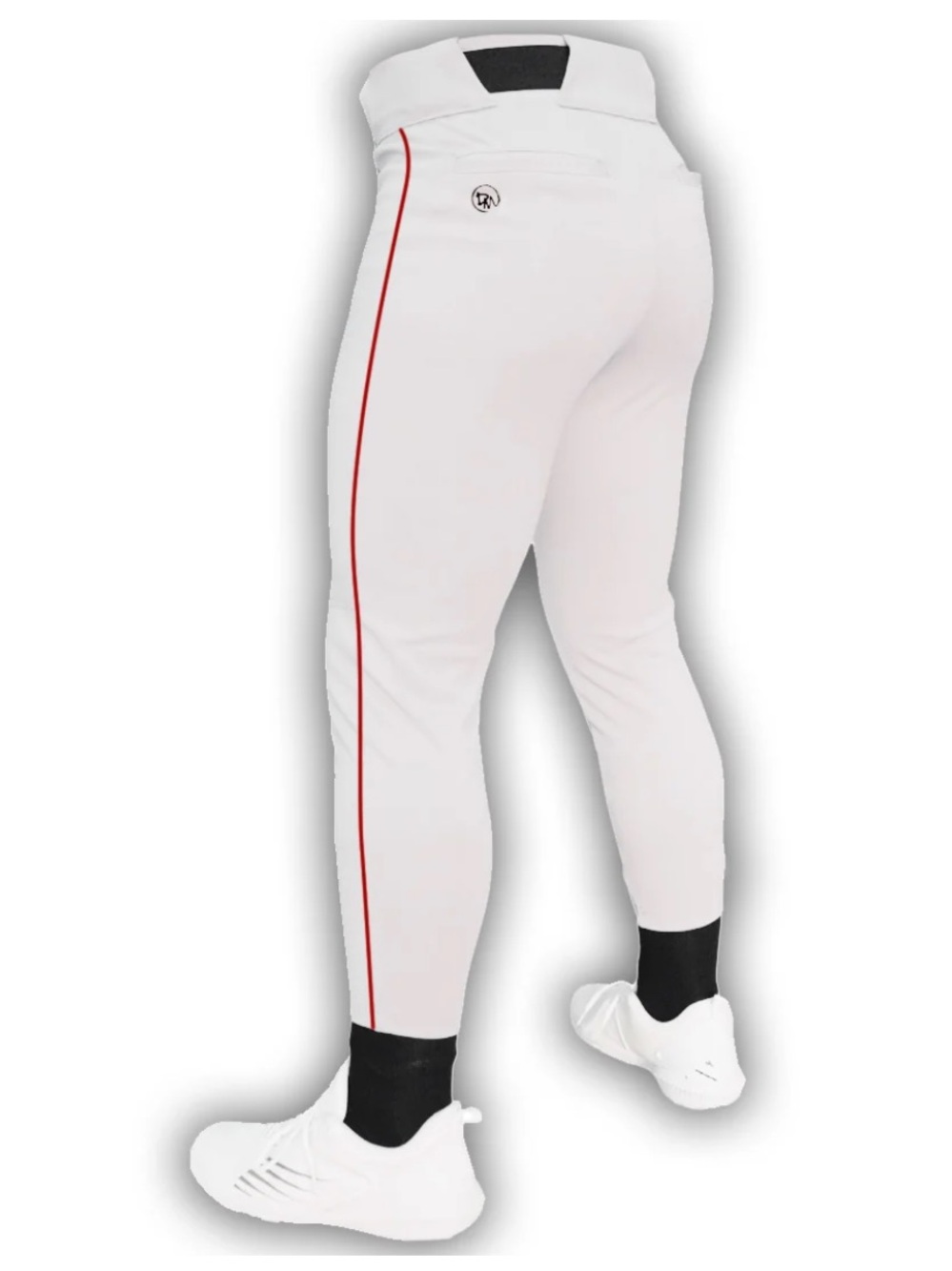 NWT Dirty Mids Red piped size Large baseball pant